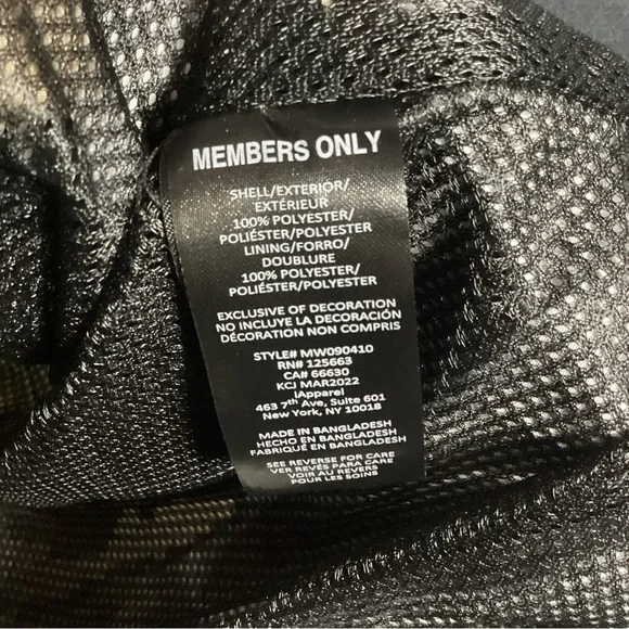 Members Only Scooby Doo Windbreaker Hooded Jacket Unisex Large Nickelodeon NWT - Picture 10 of 11